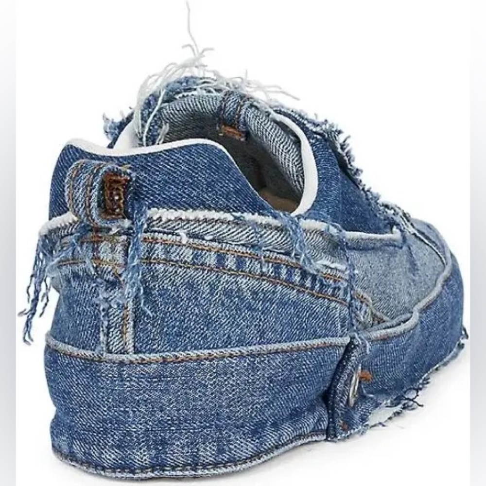 Loewe Deconstructed Denim Low-Top Sneakers - Sz 11/41 NEW - Picture 13 of 14